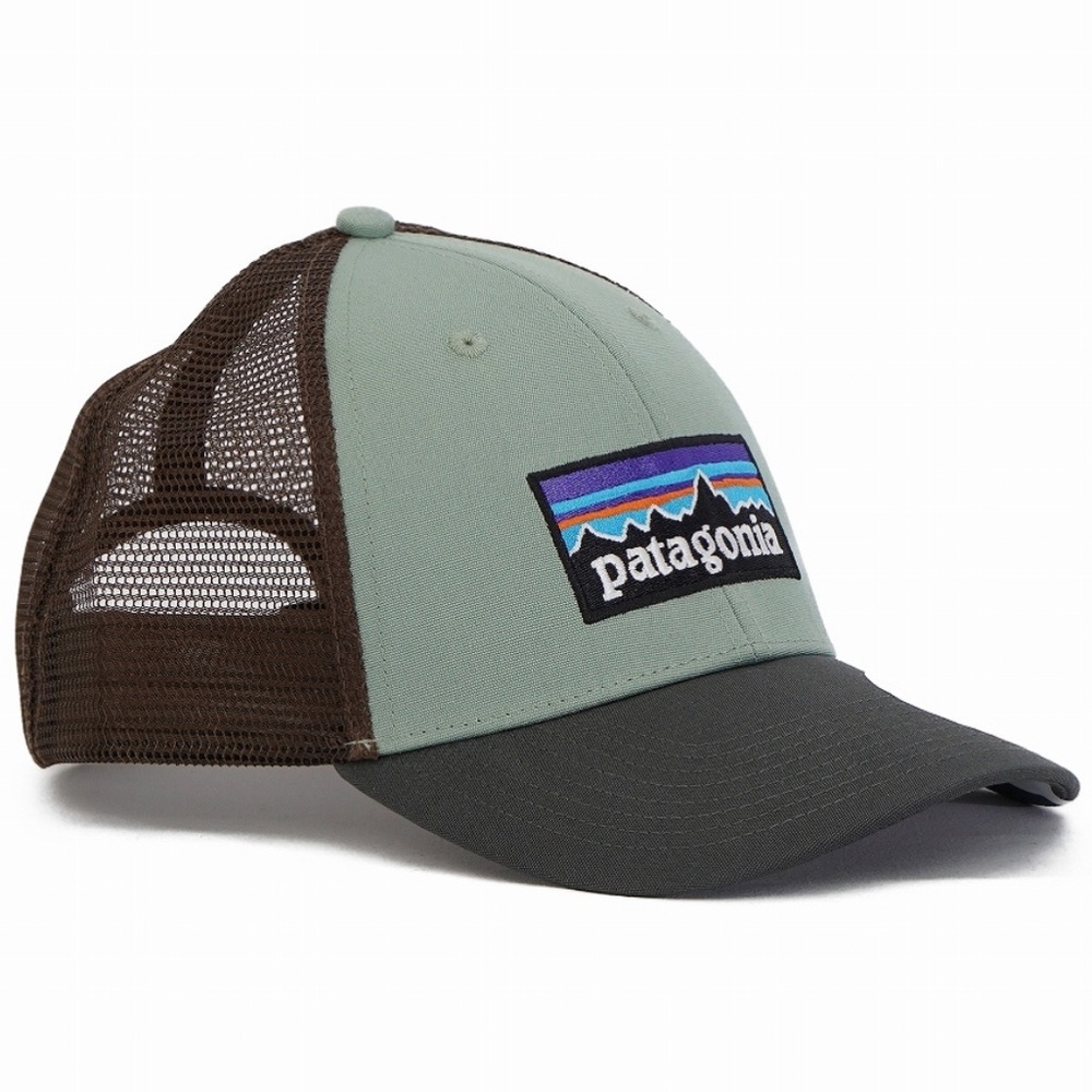 Patagonia P-6 Logo LoPro Celadon Trucker Hat - Picture 4 of 8